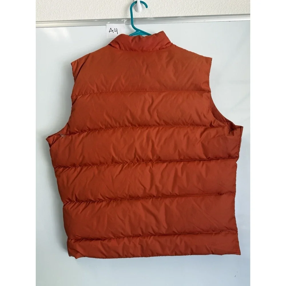 Vintage ROYAL DOWN VEST ORANGE MADE IN U.S.A. 24 Inches